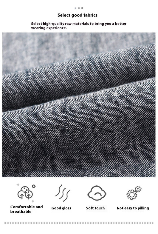 Camisa Casual Manga Larga Escote V para Hombre - Image 20