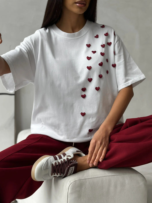 Playera Casual para Mujer con Bordado Love - Image 10