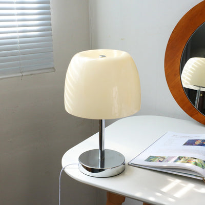 Lámpara de Mesa Retro con Hierro Forjado y Cristal - Image 10