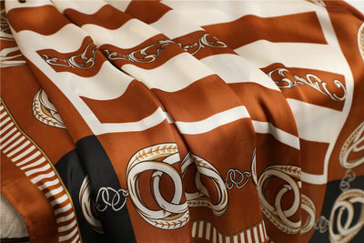 Foulard Cadena con Rayas a Juego - Chal Ligero Protector Solar - Image 11