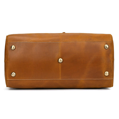 Bolsa de Viaje Cuero Vintage Crazy Horse Gran Capacidad - Image 10