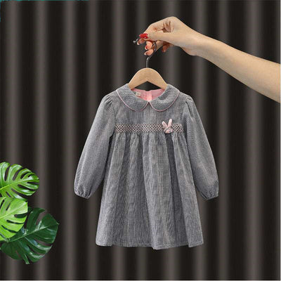 Vestido Princesa Estilo Western Cuadros Primavera Otoño - Image 10
