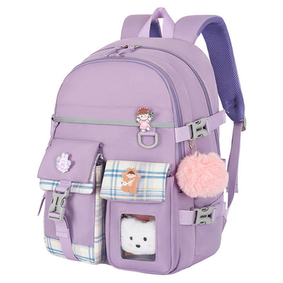 Mochila Escolar Ligera y Adorable con Diseño de Dibujos Animados - Image 5