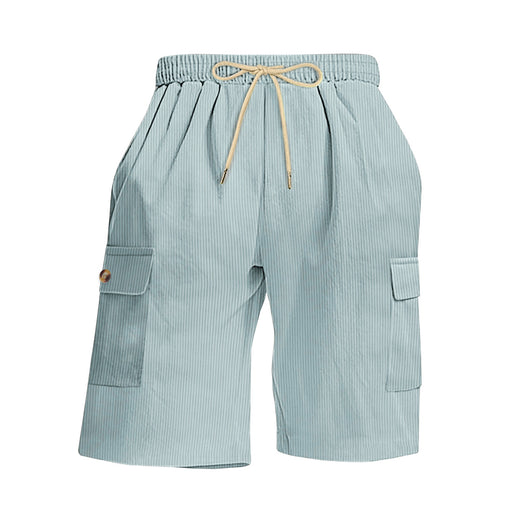 Shorts de Pana para Hombre con Múltiples Bolsillos - Image 9