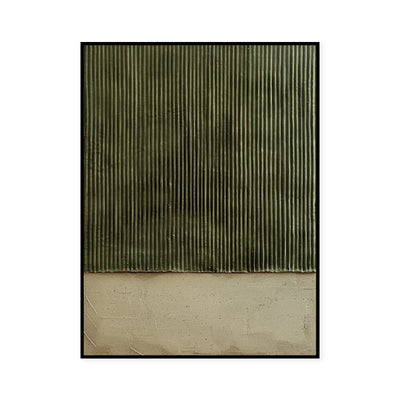Cuadro Abstracto Moderno Grande Pintura Acrílica Texturizada Verde para Sala de Estar - Image 7