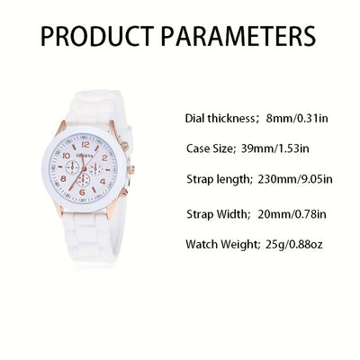Reloj de Mujer con Correa de Cuero Sintético Clásico Elegante - Image 13