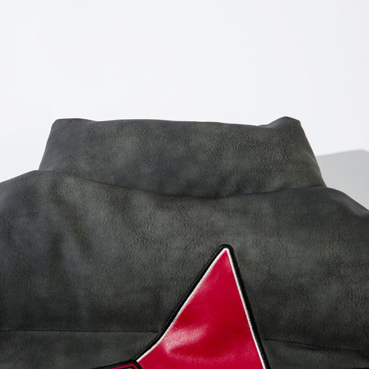 Chaqueta de Algodón con Bordado - Estilo Urbano Versátil - Image 3