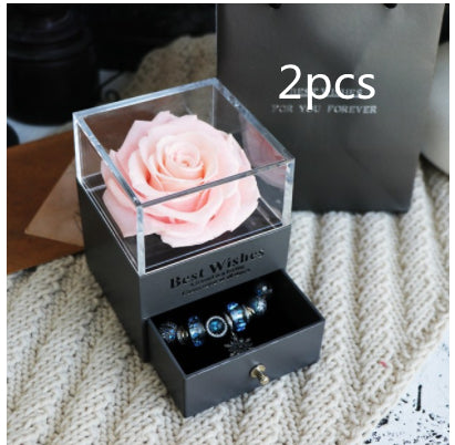 Caja de Joyero con Rosa Eterna - Regalo Perfecto para Amor y Ocasiones Especiales - Image 15