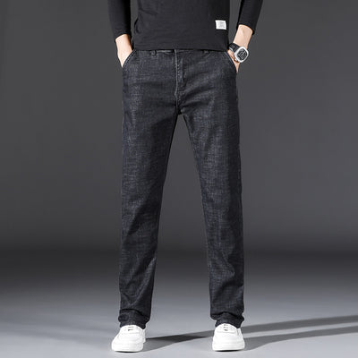Pantalones Casuales Rectos con Elastano para Hombre - Image 6