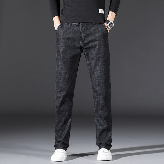 Pantalones Casuales Rectos con Elastano para Hombre - Image 6