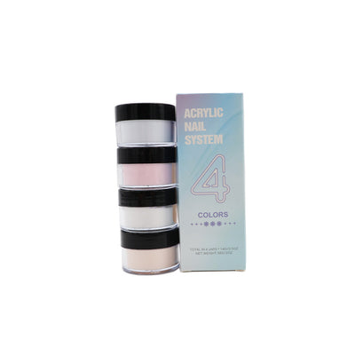 Polvo Shimmer para Uñas 4 Colores - Diseño de Manicura DIY Profesional - Image 5