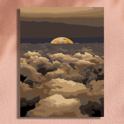 Kit de Pintura al Óleo Digital para Rellenar - Cuadro Decorativo Personalizado