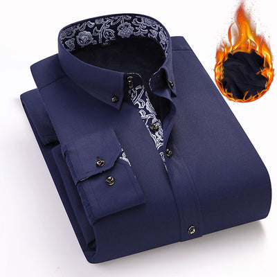 Camisa Térmica Manga Larga Azul y Blanco con Diseño Porcelana - Image 12