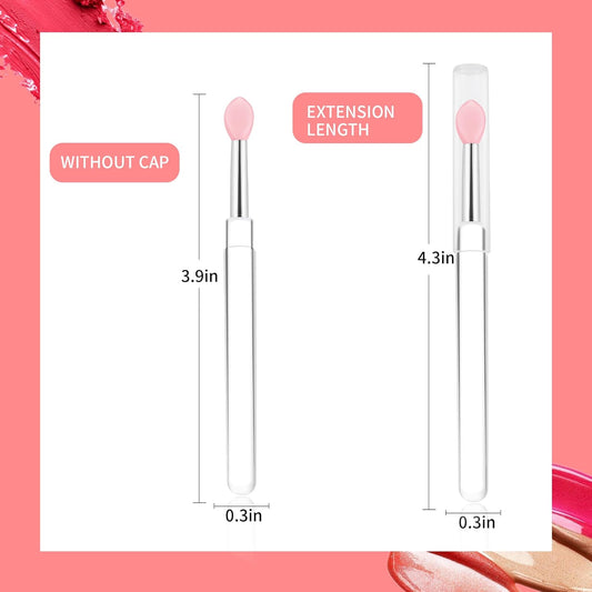 Set de 8 Brochas de Silicona Reutilizables para Labios - Aplicadores para Labial, Gloss, Bálsamo y Mascarilla - Image 2