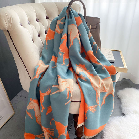 Pashmina de Cachemira Premium para Mujer - Abrigo Grueso y Cálido - Image 5