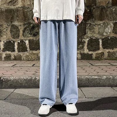 Jeans Rectos Holgados Diseño Americano para Hombre - Image 8