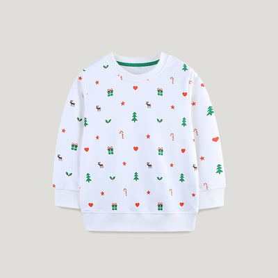 Sudadera Infantil Estampada Navideña