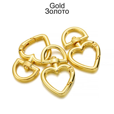 Llavero Metal Amor con Dije de Bola de Pelo DIY Irregular - Image 8