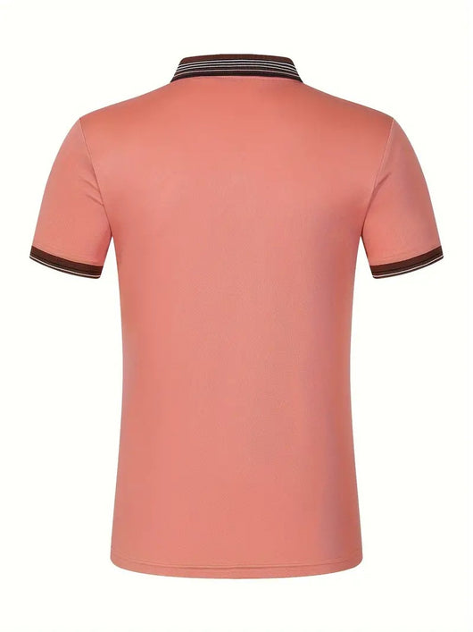 Polo Ejecutivo Bicolor de Manga Corta para Hombre - Image 18