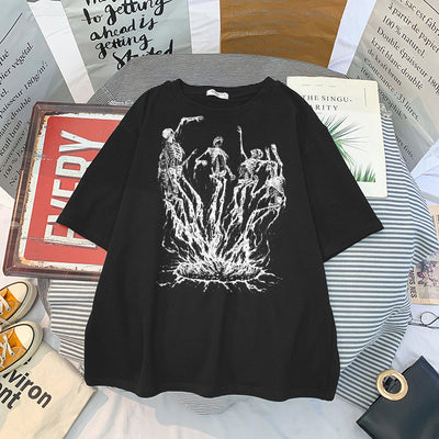Camiseta Hip Hop Unisex con Estampado Europeo - Image 16