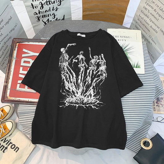 Camiseta Hip Hop Unisex con Estampado Europeo - Image 16