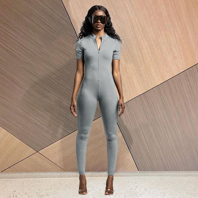 Jumpsuit Deportivo Casual para Mujer - Diseño Moderno en Colores Sólidos - Image 13