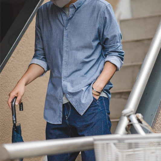 Pantalón Oxford Vintage Casual de Negocios para Hombre - Primavera