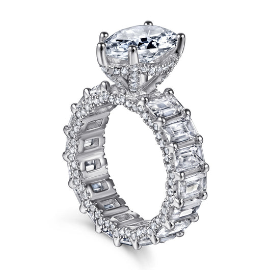 Anillo de Plata Esterlina 925 Elegante Gota de Lujo para Mujer - Image 7