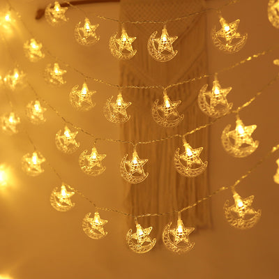 Cadena de Luces LED Castillo Lunar - Decoración Navideña Mágica - Image 6