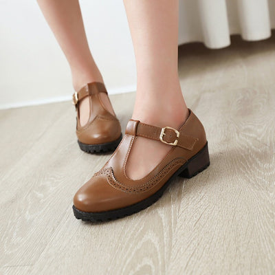Zapatos de Verano Calados para Mujer con Tacón Bajo - Image 8