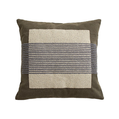 Funda de Almohada Lienzo Lavado con Diseño Geométrico Nórdico - Image 7