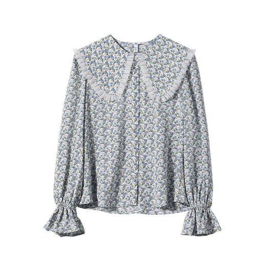 Blusa Estampada Cuadros Vichy con Cuello Muñeca - Image 13