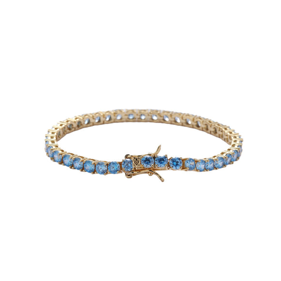 Pulsera de Tenis Hip-hop Europeo Americano