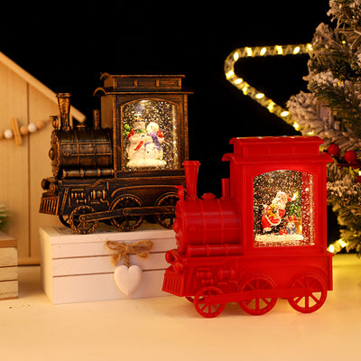 Tren Navideño Luminoso con Efecto Agua Interior para Escritorio - Image 8