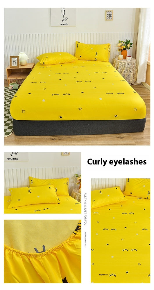 Juego de Sábana Ajustable y Funda de Almohada Estampada Suave - Image 15
