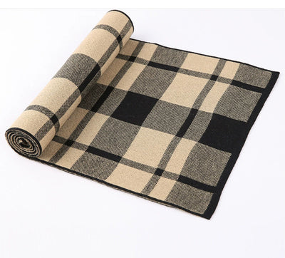 Bufanda de Lana Cuadros para Hombre - Invierno Cálido y Elegante - Image 24