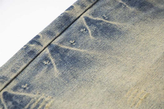 Jeans Flare Desgastados para Hombre - Estilo Vintage Moderno - Image 23
