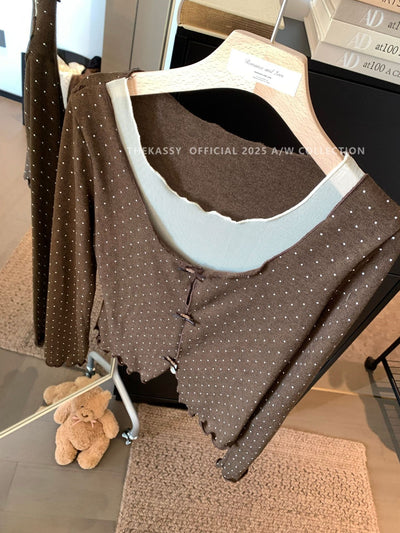 Blusa Corta Ajustada de Diseño Otoñal para Mujer - Image 9