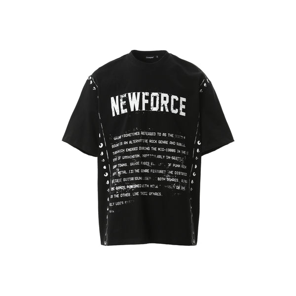 Camiseta Unisex Estilo Vintage con Letras Americanas