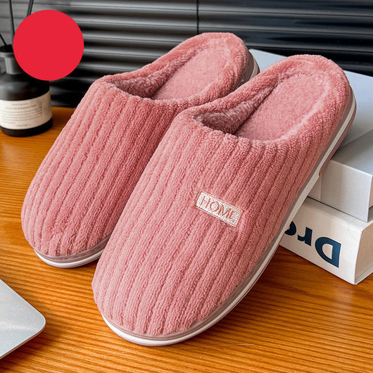 Pantuflas de Algodón Cálidas con Suela Antideslizante para Pareja - Image 8