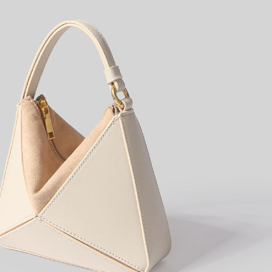 Bolsa Tote Convertible con Diseño Geométrico de Diamantes - Image 5