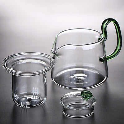 Juego de Tetera de Vidrio Templado Resistente al Calor con Filtro para Té - Image 7