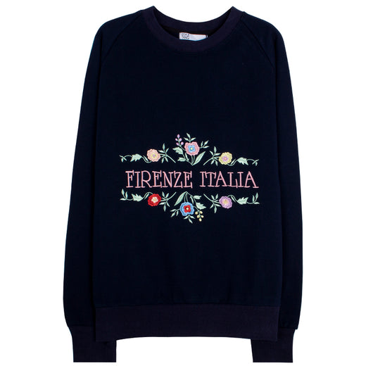 Suéter Cropped Retro Americano con Bordado Marino - Image 11
