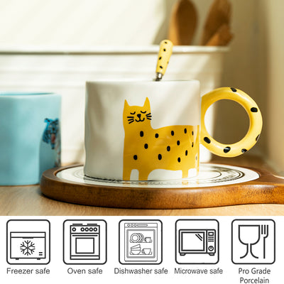 Taza de Cerámica Adorable con Diseño de Animales - Image 18