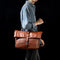 Bolso de Hombro Vintage en Cuero Curtido Vegetal Pulido