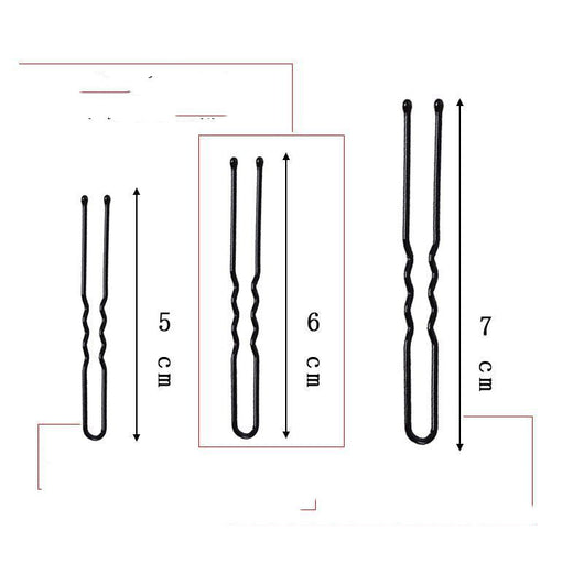 Clip Sujetador U Negro Bold para Moño Fijo - Accesorio Studio Profesional - Image 7