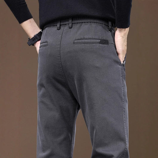 Pantalones Casuales Rectos para Hombre Chaolunbu - Corte Clásico y Cómodo - Image 3
