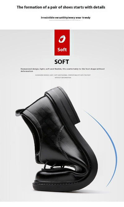 Zapatos de Cuero para Hombre Primavera - Diseño Moderno Antideslizante y Transpirable - Image 13