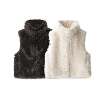Chaleco de Piel Sintética Suelto y Casual para Mujer - Image 14