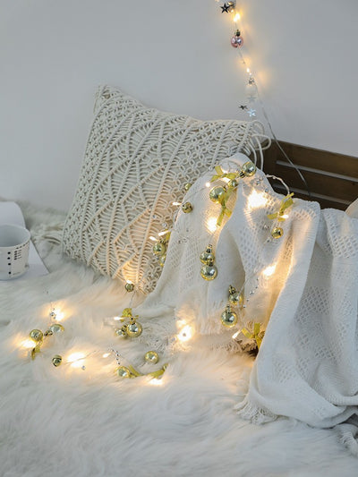 Cadena de Luces LED con Campanas Navideñas - Decoración Navideña Interior - Image 21